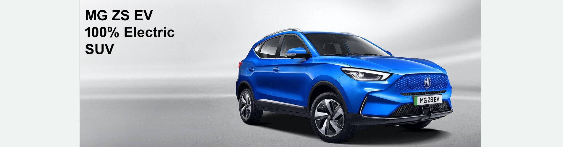 MG ZS EV Banner